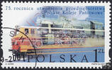 Polen Polen 2001 o - 75. Jahrestag der Gründung der staatlichen Eisenbahngesellschaft PKP -