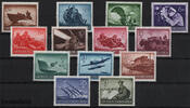 Deutschland Deutschland ** 13 Werte Pfennig 1944, Tag der Wehrmacht -