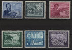 Deutschland Deutschland ** 6 Werte Pfennig 1944, Kameradschaftsblock -