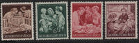 Deutschland o 1944 - 3+2/ 6+4/ 12+8/ 15+10 Pfg. 10 Jahre Kinderhilfswerk - Mutter - Kind -