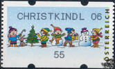 Österreich 2006 Automatenmarke ** - € 0,55 - Spielende Kinder im Schnee: Christkindl 06 -