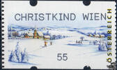 Österreich 2006 Automatenmarke ** - € 0,55 - Winterlandschaft: Christkind Wien -