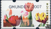 Österreich 2007 Automatenmarke ** - € 0,75 - Tulpen: Gmunden 2007 -