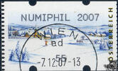 Österreich 2007 Automatenmarke o - € 0,55 - Winterlandschaft: Numiphil 2007 -