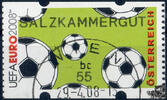 Österreich 2008 Automatenmarke o - € 0,55 - Fußbälle: 7. - Salzkammergut -