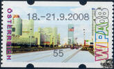 Österreich 2008 Automatenmarke ** - € 0,55 - Reichsbrücke Wien: 18.-21.09.2008 -