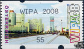 Österreich 2008 Automatenmarke ** - € 0,55 - Reichsbrücke Wien: WIPA 2008 -