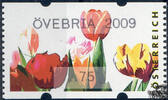Österreich 2009 Automatenmarke ** - € 0,75 - Tulpen: ÖVEBRIA 2009 -