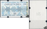 Österreich 2009 Automatenmarke ** - € 0,55 - Druckzylinder-Überlauf mit rückseitiger Nummer - Schneekristalle: CHRISTKINDL 09 -
