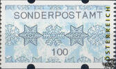 Österreich 2009 Automatenmarke ** - € 1,00 - Schneekristalle: SONDERPOSTAMT -