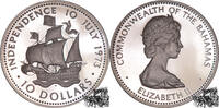 10 Dollars 10 Dollar 1973 - zur Feier der Unabhängigkeit, Bahamas -