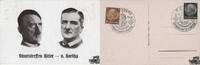 Deutschland Postkarte: Staatstreffen Hitler - v. Horthy -