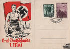 Deutschland Postkarte: Groß-Deutschlands 1. Mai -