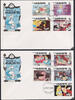 Unbekannt Malediven 1980 FDC - Disneymarken, weißer Hasen -