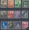 Generalgouvernement 1940 - Freimarken Nr.40-51 o, Bauwerke -