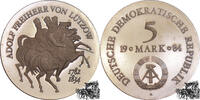 Deutschland 5 Mark 5 Mark 1984 A - 150. Todestag Adolf Freiherr von Lutzow -