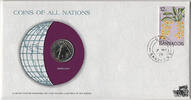 Barbados Numisbrief - Barbados, Coin of all Nations -