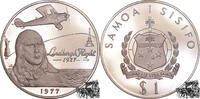 1 Tala 1 Tala 1970- Samoa, Lindbergflug 1927 -