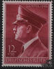 Deutsches Reich - Nr. 813 o 53. Geburtstag von Adolf Hitler -