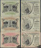 Österreich 10, 20 und 50 Heller - Stadt Salzburg, Landesverband der Witwen und Waisen, Notgeld 1920 -