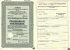 500 Reichsmark 1942 - Junkers Flugzeug-und Motorenwerke Aktiengesellschaft Dessau, Teilschuldverschreibungen, 4% Anleihen -