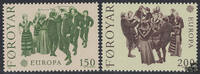 Dänemark Färöer 1981 o - EUROPA, Folklore -