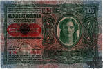 100 Kronen 1919 - Deutsch-Österreich, Rücks. Deutsch - dickes Papier - vorzüglich -