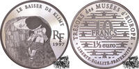 10 Francs / 1,5 Euro Francs 1997  10 Francs 1997 - 1 1/2 Euro Der Kuss, Frankreich PP