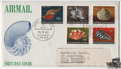 Unbekannt Papua-Neuguinea 1968 FDC - Muscheln -