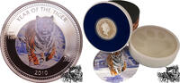 Pitcairn Inseln 2 Dollar 2 Dollar 2010 - Pitcairninseln, Jahr des Tigers, -