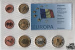 Andorra 0,01-2 Euro KMS - Probe - Rumänien 2007, Prestige Specimen Set -