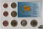 Spanien 0,01-2 Euro KMS - Probe - Katalonien 2014, Prestige Specimen Set -