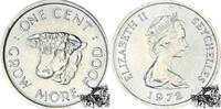 Seychellen 1 Cent 1 Cent 1972 - Crow more food - FAO -