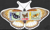 Niue Neuseeländische Verwaltung Niue 2010 Bl. ** - 1,40 + 1,70 + 2,40 $ - Schmetterlinge -