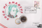 Österreich 1 € Münze + 0,55 € Briefmarke Euro Numisbrief Österreich 2006 - Falco Salzburg -