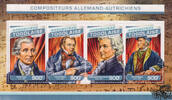 Togo  Togo 2016 Klbg. ** - 4 x 900 Fr - Deutsch-&ouml;sterreichische Komponis... 7.19 &pound;  +  13.71 &pound; shipping