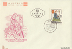 Österreich 1958 FDC, S 1,50 - Walther von der Vogelweide -
