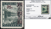 Österreich 75 Groschen, steingrün RR! -