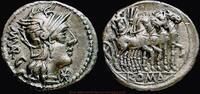 Roman Republic Denar moneyer Marcus Vargunteius -
