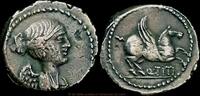 Roman Republic Quinarius moneyer Quintus Titius -