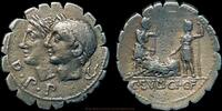 Roman Republic Denar moneyer Caius Sulpicius Galba -