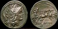 Roman Republic Denar moneyer Lucius Julius -