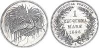 1 Mark 1894  Neuguinea Prägungen für die Deutsch-Neuguinea Kompagnie in Berlin Prachtexemplar, fast stgl mitschöner Patina