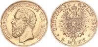 Baden 5 Mark 1877 Großherzog Friedrich I. 1852-1907 -