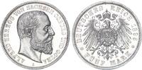 Sachsen-Coburg-Gotha 5 Mark 1895 Herzog Alfred 1893-1900 Prachtexemplar,... 4,291.40 £  +  26.01 £ shipping