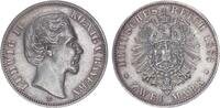 Bayern 2 Mark 1883 König Ludwig II. 1864-1886 vz mit schöner Patina 602.53 £  +  26.01 £ shipping