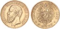Baden 5 Mark 1877 Großherzog Friedrich I. 1852-1907 kl. Rdf., vz 498.50 £  +  26.01 £ shipping