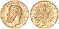 Baden 10 Mark 1897 Großherzog Friedrich I. 1852-1907 vz 429.14 £  +  32.07 £ shipping