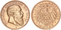 Baden 10 Mark 1906 Großherzog Friedrich I. 1852-1907 kl. Rdf. vz+ 476.82 £  +  26.01 £ shipping