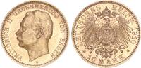 Baden 10 Mark 1910 Großherzog Friedrich II. 1907-1918 vz-st 853.95 £  +  26.01 £ shipping